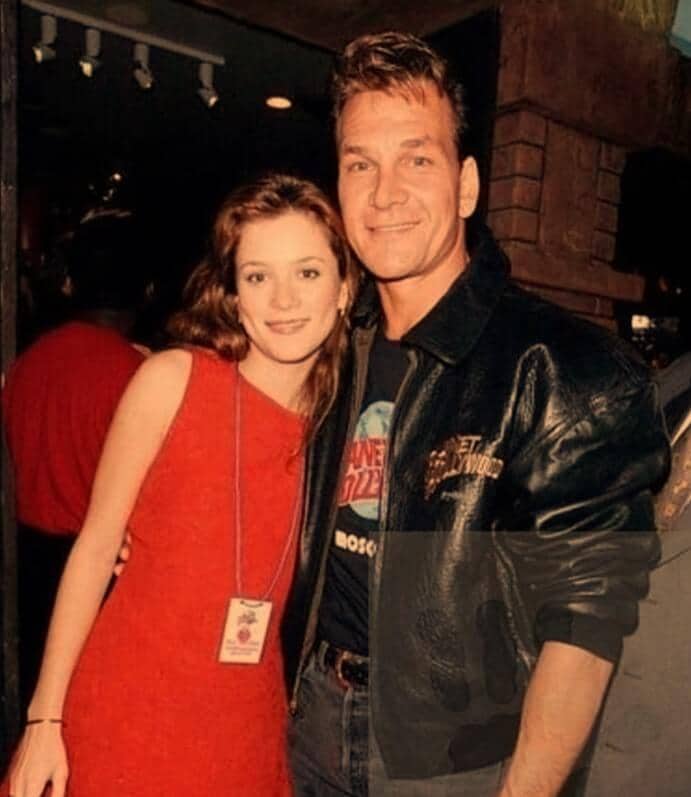 Anna Friel with Patrick Swayze