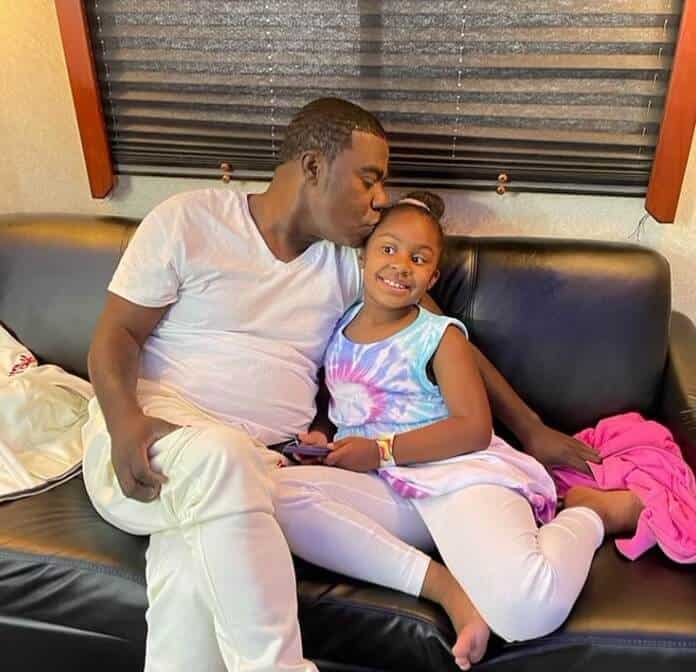 Tracy Morgan with her daughter Maven