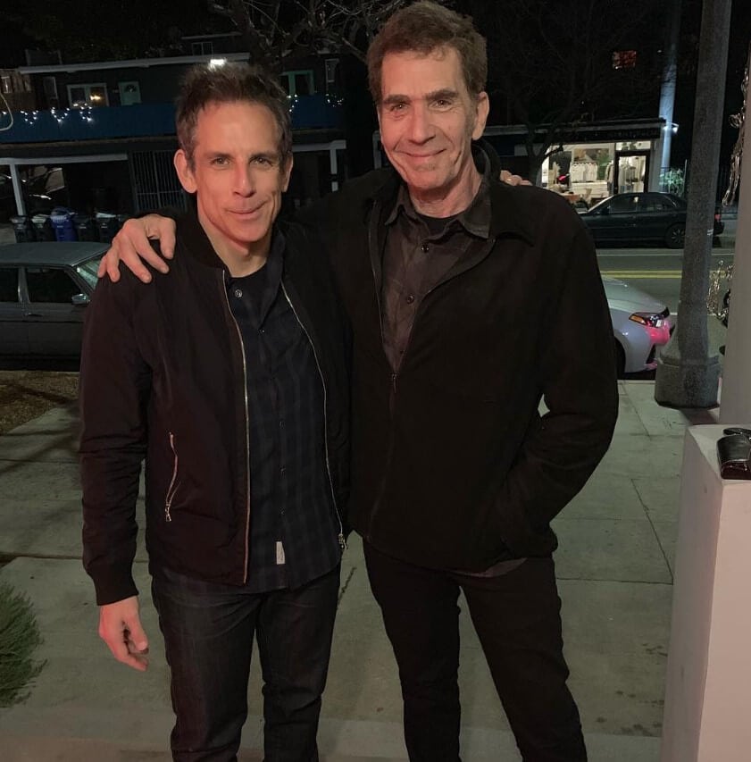 Ben Stiller with best friend Jerry Stahl