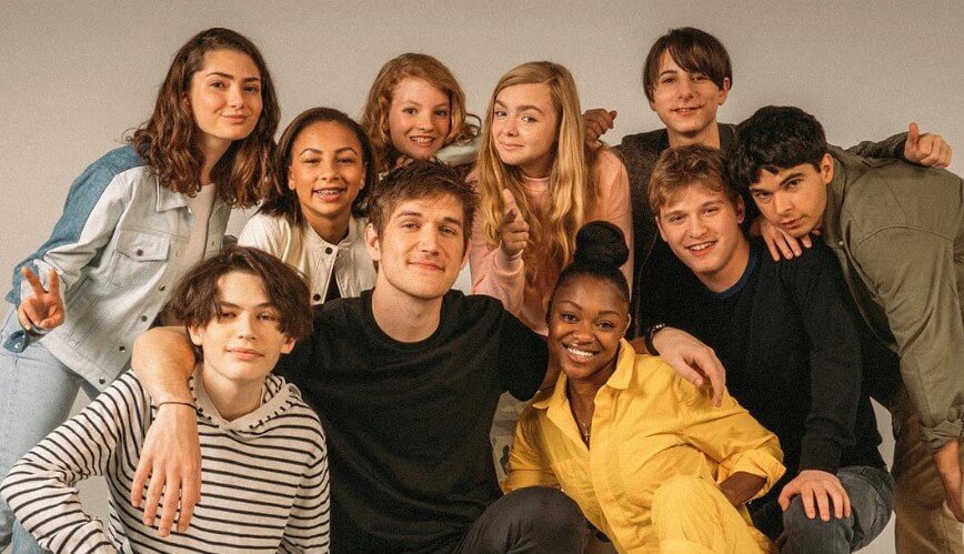 Bo Burnham with Eighth Grade Cast