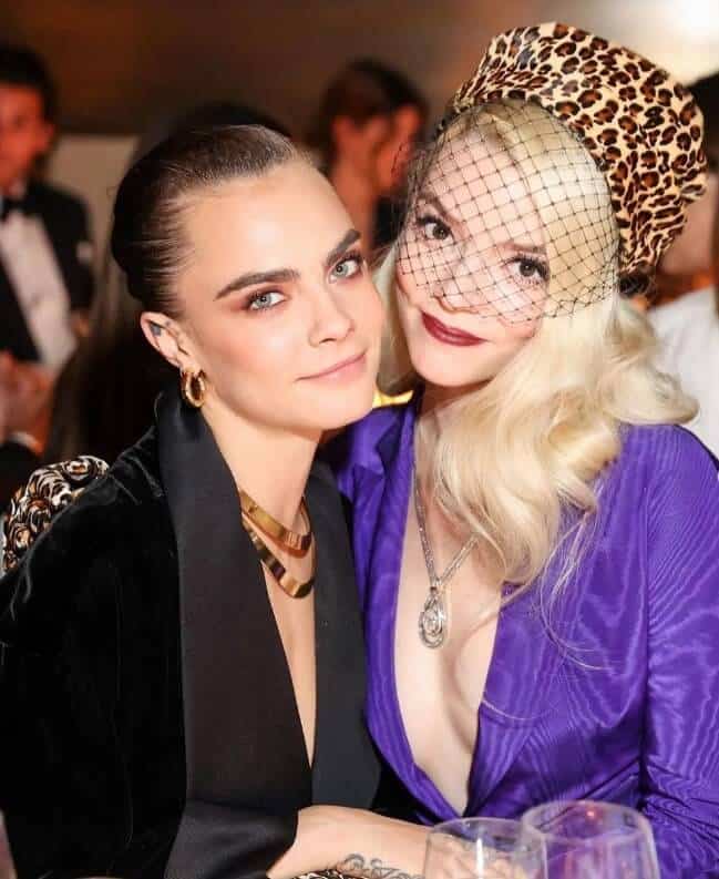 Cara Delevingne with Anya Taylor Joy