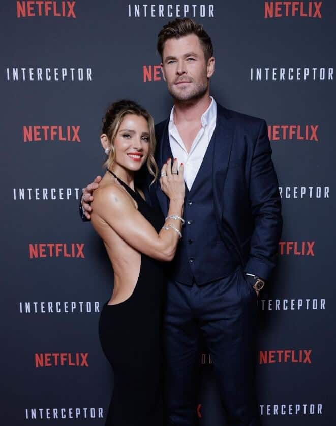 Chris Hemsworth with wife Elsa Pataky