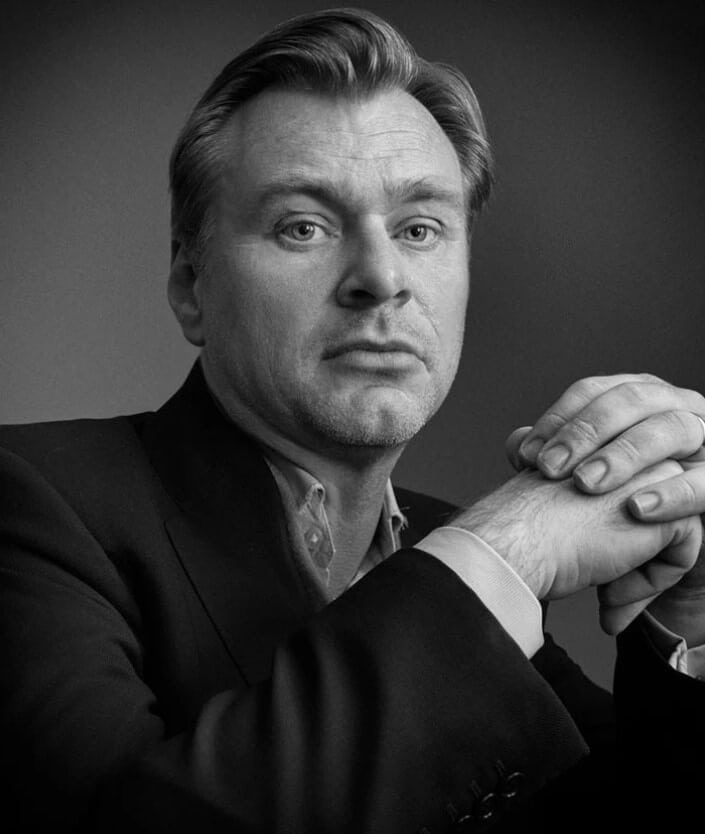 Christopher Nolan black and white picture