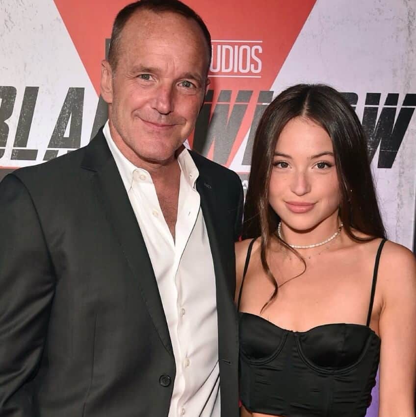 Clark Gregg with Stella Gregg