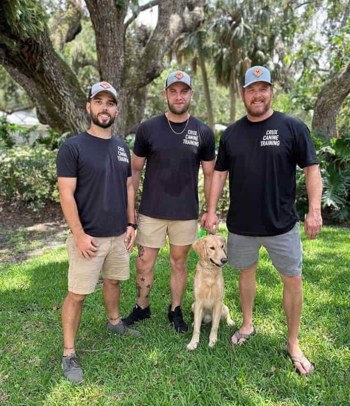 Cole Hauser training pup Muddy