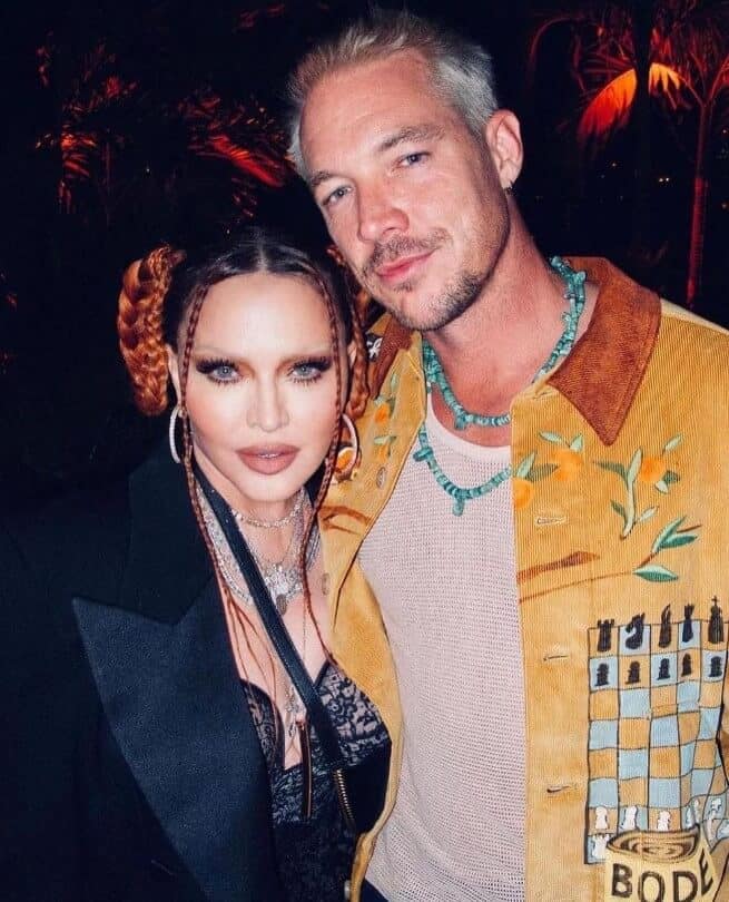 Diplo with Madonna