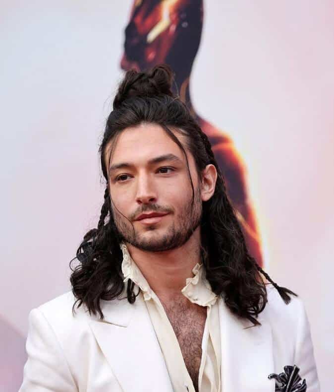 Ezra Miller new look