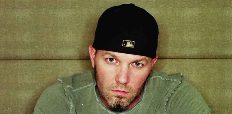 Fred Durst posing for cover photo