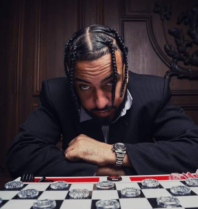 French Montana showing his watch collection