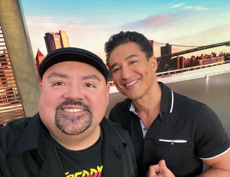 Gabriel Iglesias with Mario Lopez