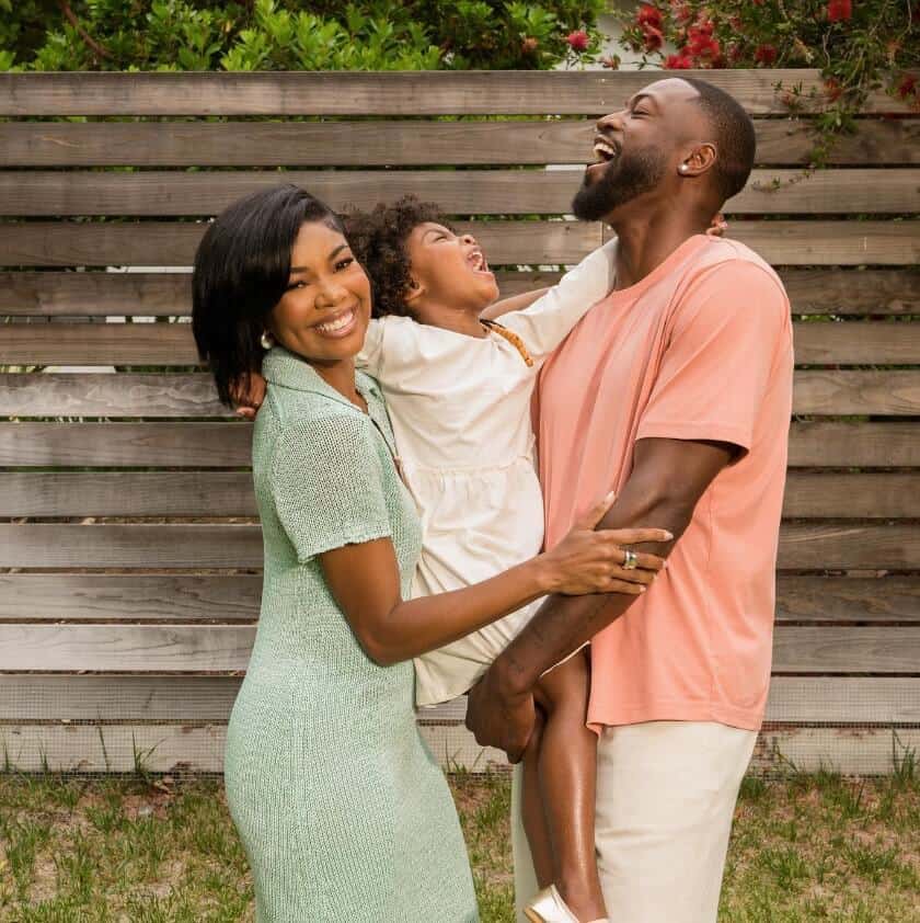 Gabrielle Union with her family