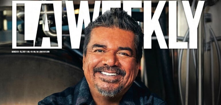 George Lopez on LA Weekly Article Cover