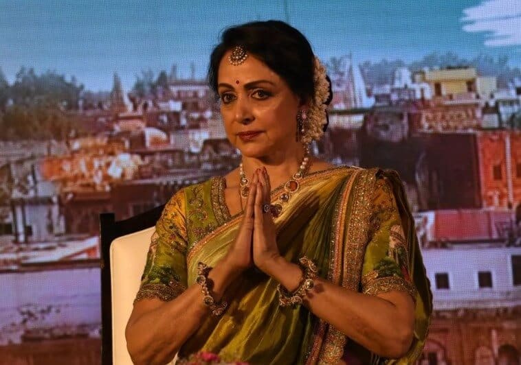 Hema Malini as judge of indian fashion show