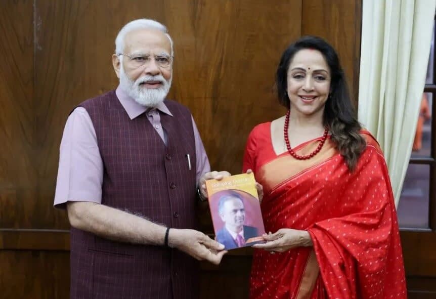 Hema Malini with PM Narendra Modi