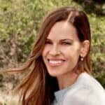 Hilary Swank with the lovely dog