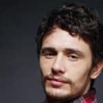 James Franco posing for cover photo