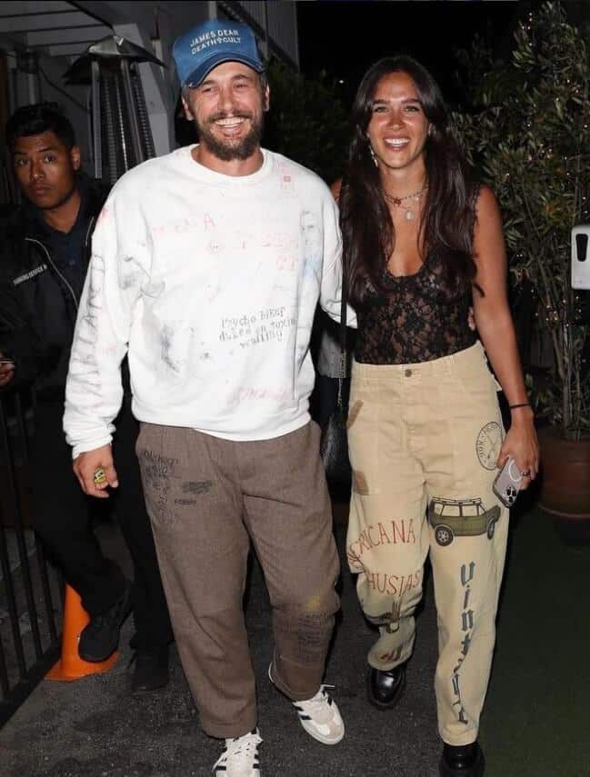 James Franco with Izabel Pakzad