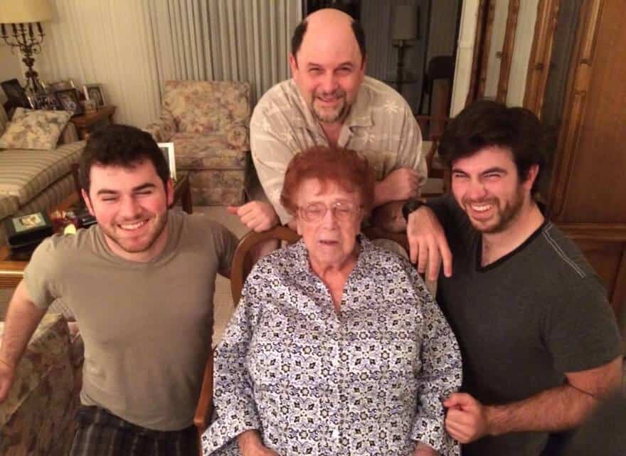 Jason Alexander with his Mom and Ruth