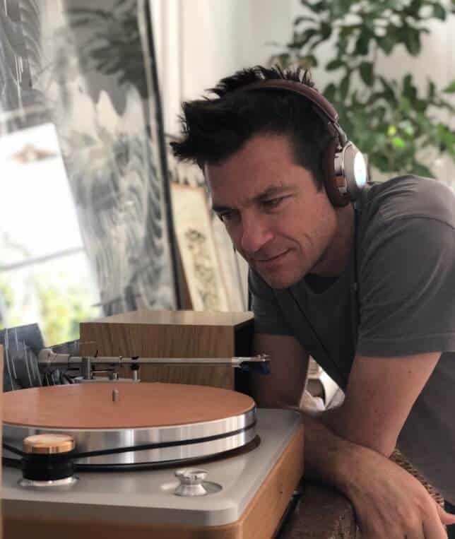 Jason Bateman listening to music