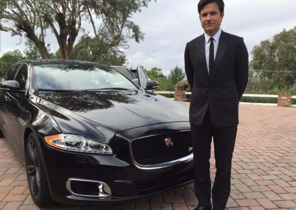 Jason Bateman picture with Jaguar Car