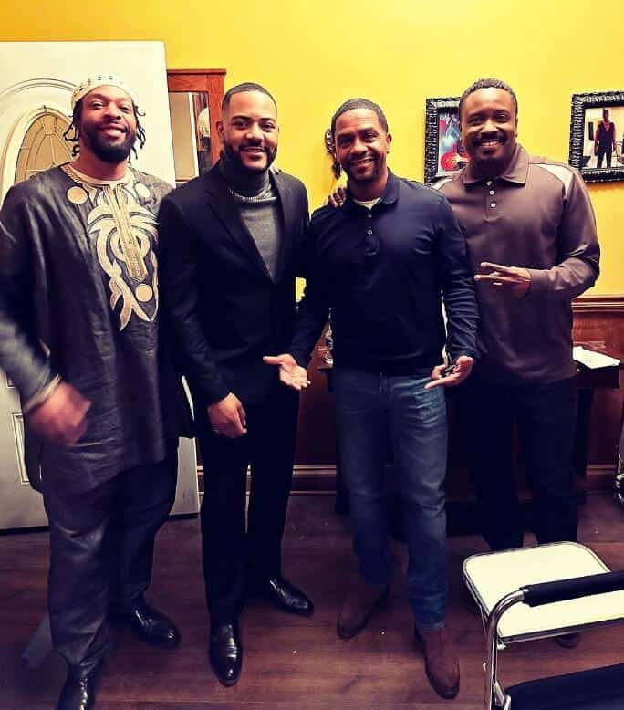 Jason Weaver with the Guys