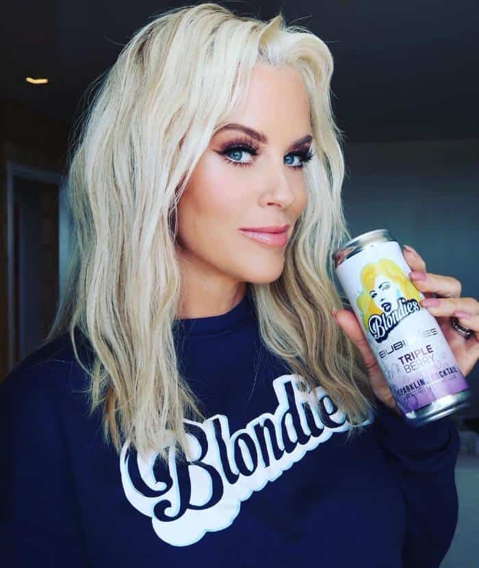 Jenny McCarthy drinking Blondies By Jenny