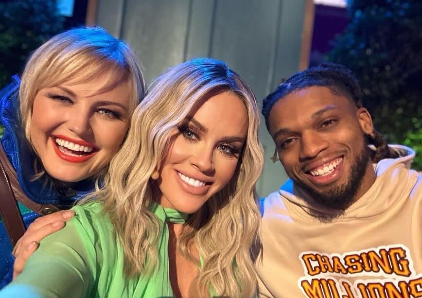 Jenny McCarthy with Malin Akerman and Damar Hamlin