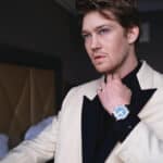 Joe Alwyn getting ready