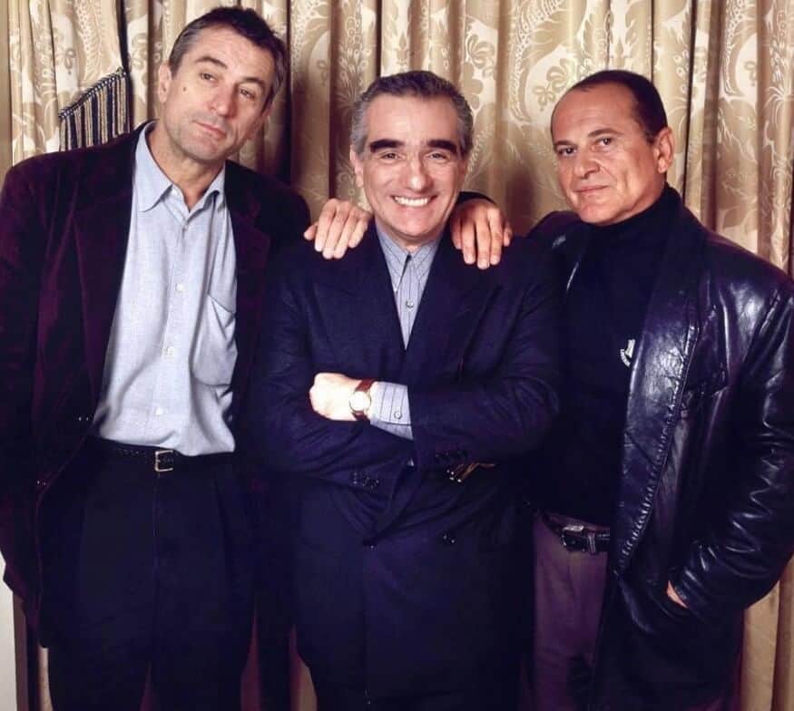 Joe Pesci with cast members