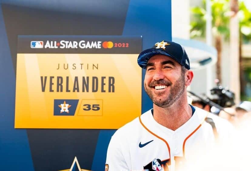 Justin Verlander in ground