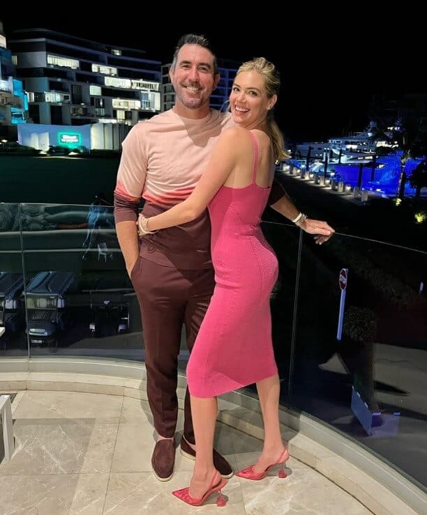 Justin Verlander with his wife Kate Upton