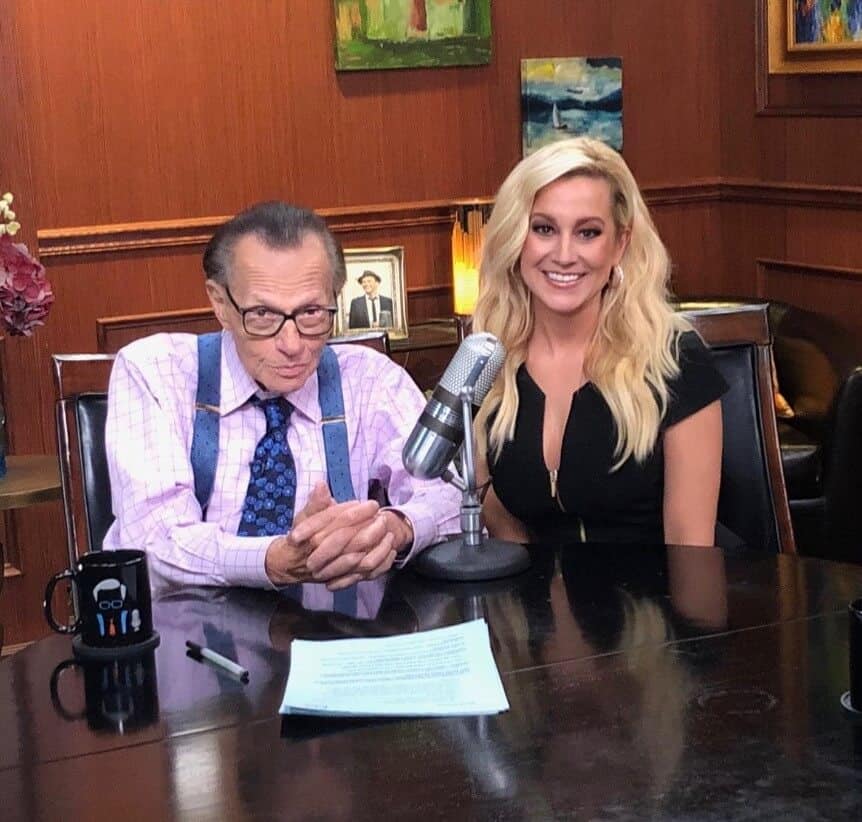 Kellie Pickler with Larry King