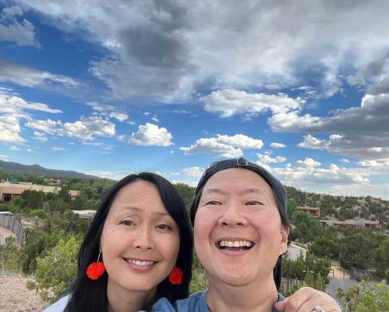 Ken Jeong with wife Tran