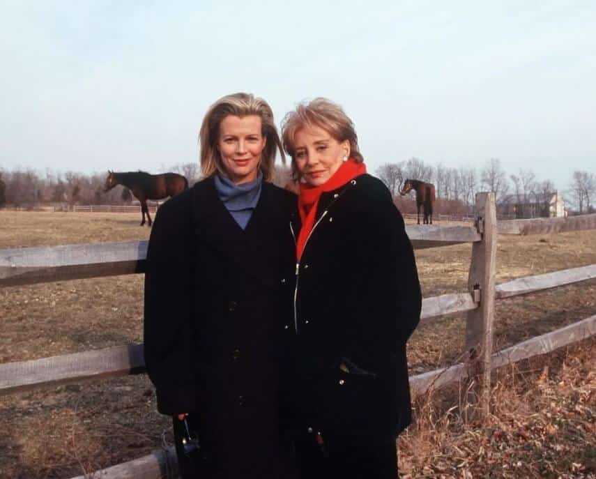 Kim Basinger with Barbara