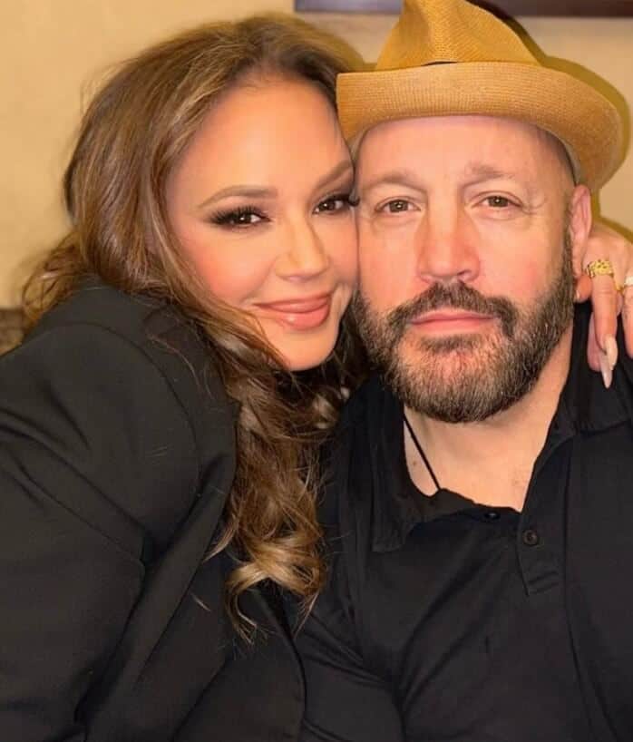 Leah Remini with Kevin James