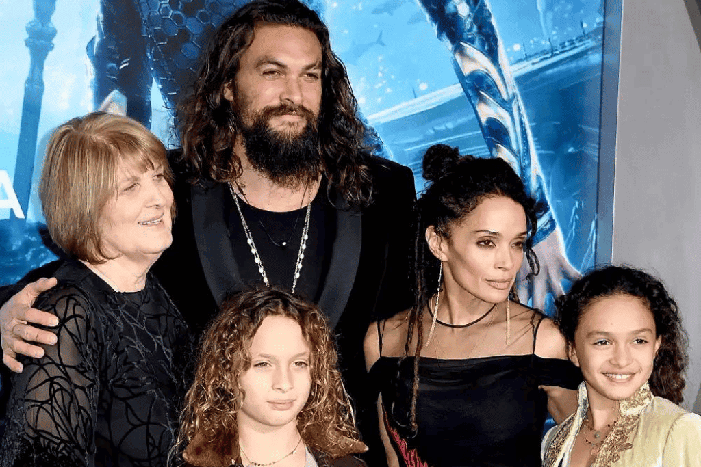 Lisa Bonet with Ex-husband Jason Momoa and Kids