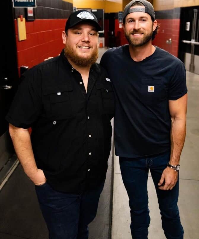 Luke Combs with Riley Green