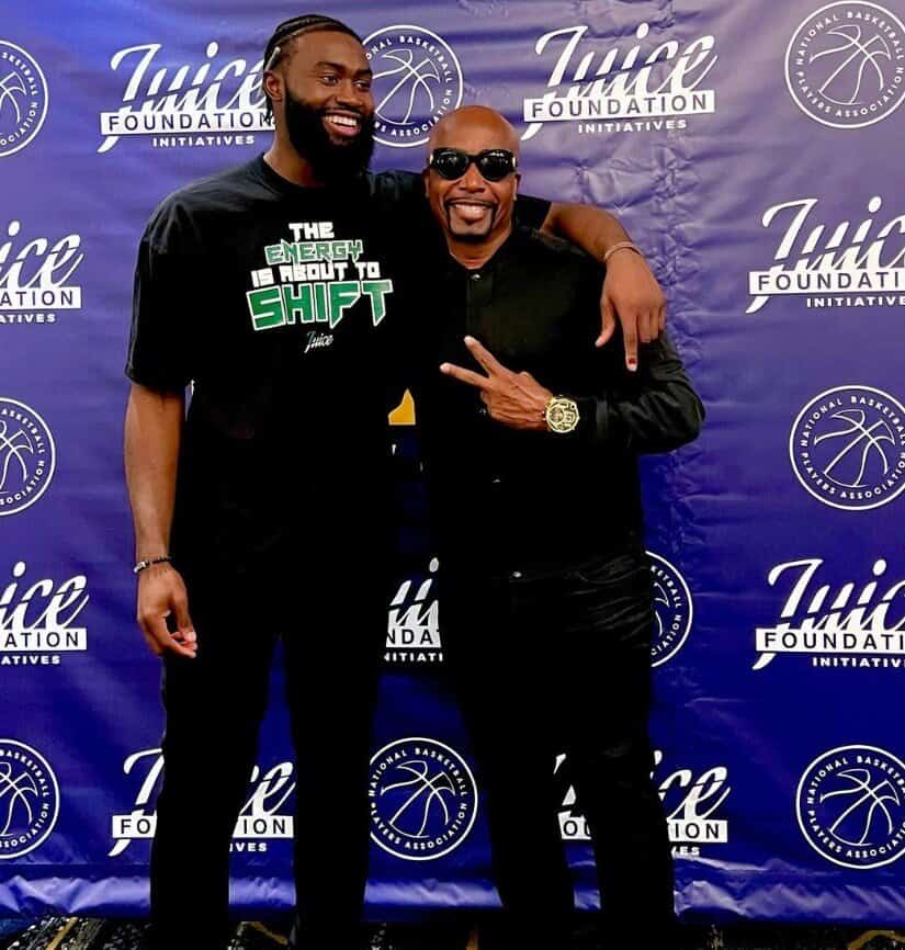 MC Hammer with Jaylen Brown