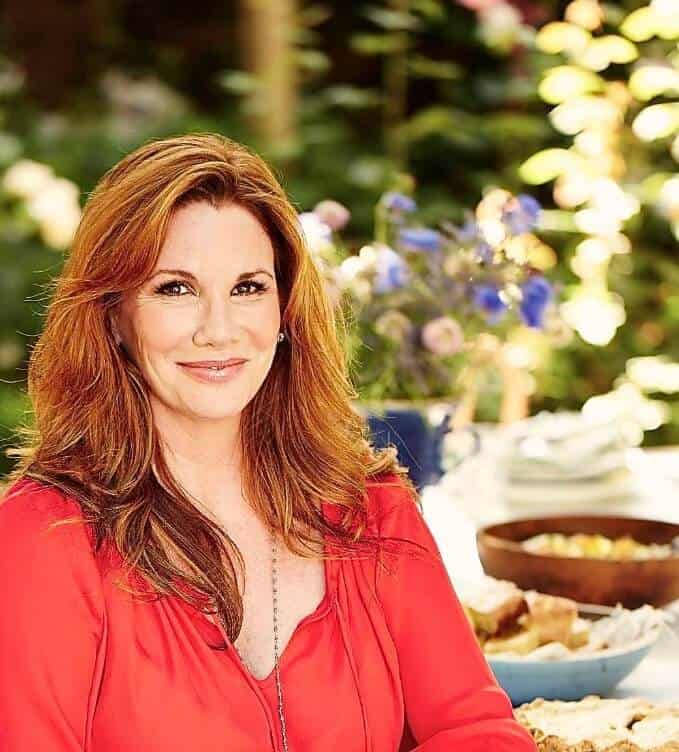 Melissa Gilbert in a brunch party