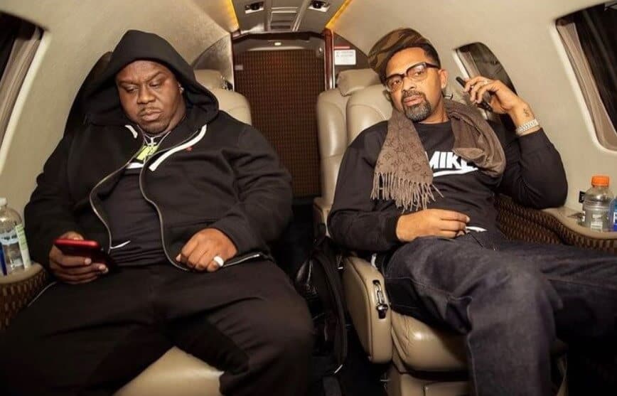 Mike Epps on Private Jet with Omar Ray