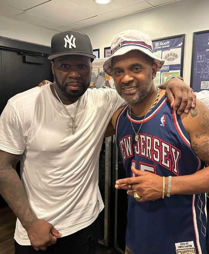 Mike Epps with 50 Cent