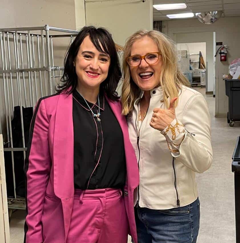 Nancy Cartwright with Mara Wilson