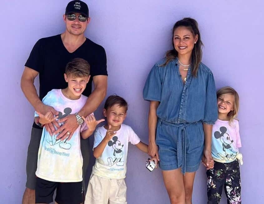 Nick Lachey with family and kids