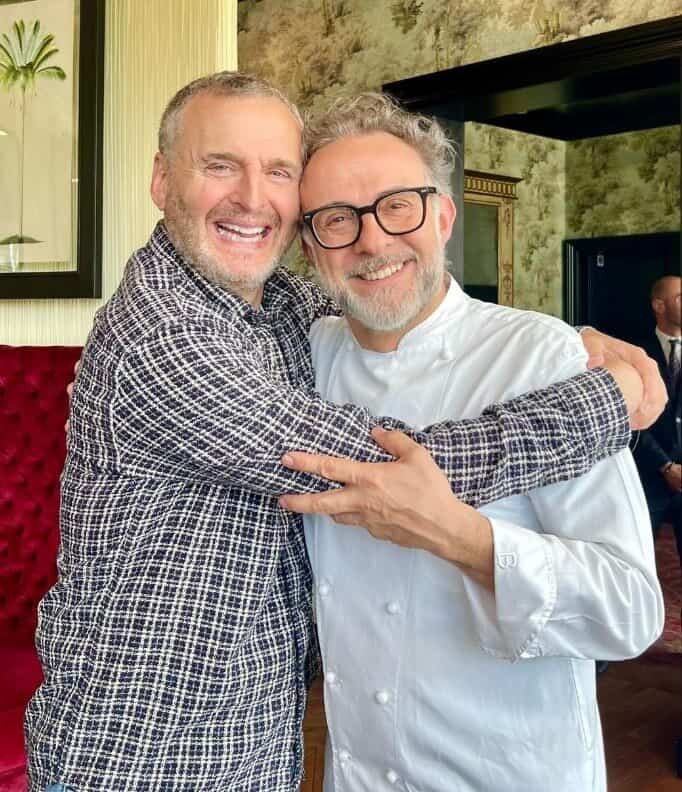 Philip Rosenthal with friend Massimo Bottura