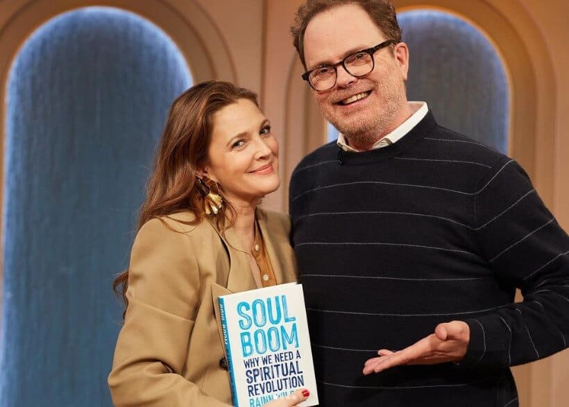 Rainn Wilson with Drew Barrymore