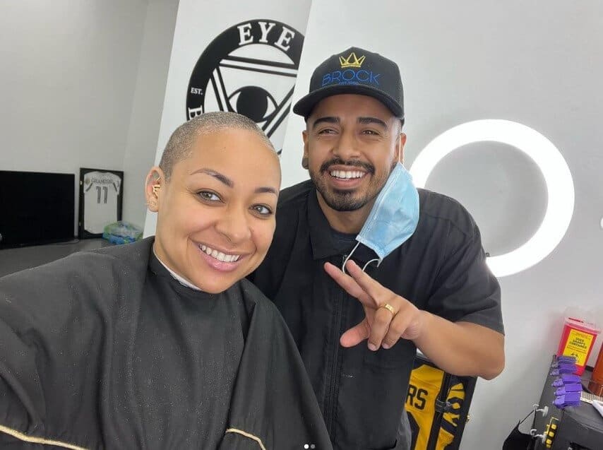 Raven Symone out for hair cut at Eye The Barber