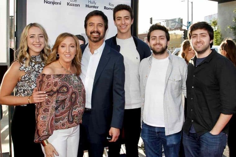 Ray Romano with friends and family