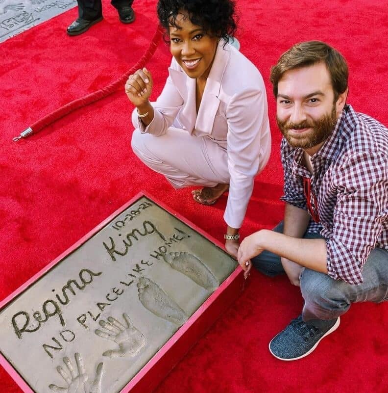 Regina King at Footprint ceremony