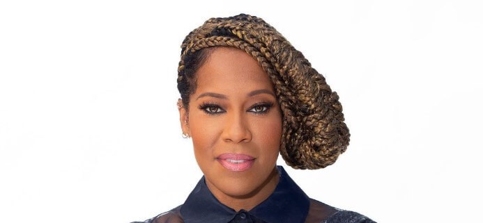 Regina King with her new hair cut