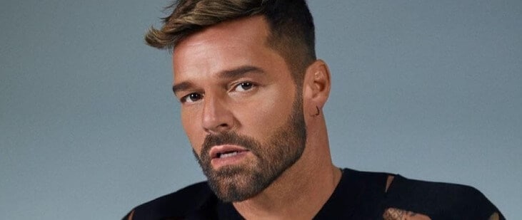 Ricky Martin cute face picture